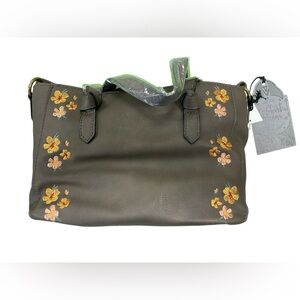 Flower Satchel Shoulder Bag